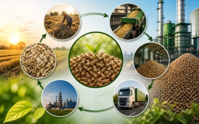 Supply Chain of Biomass Pellets